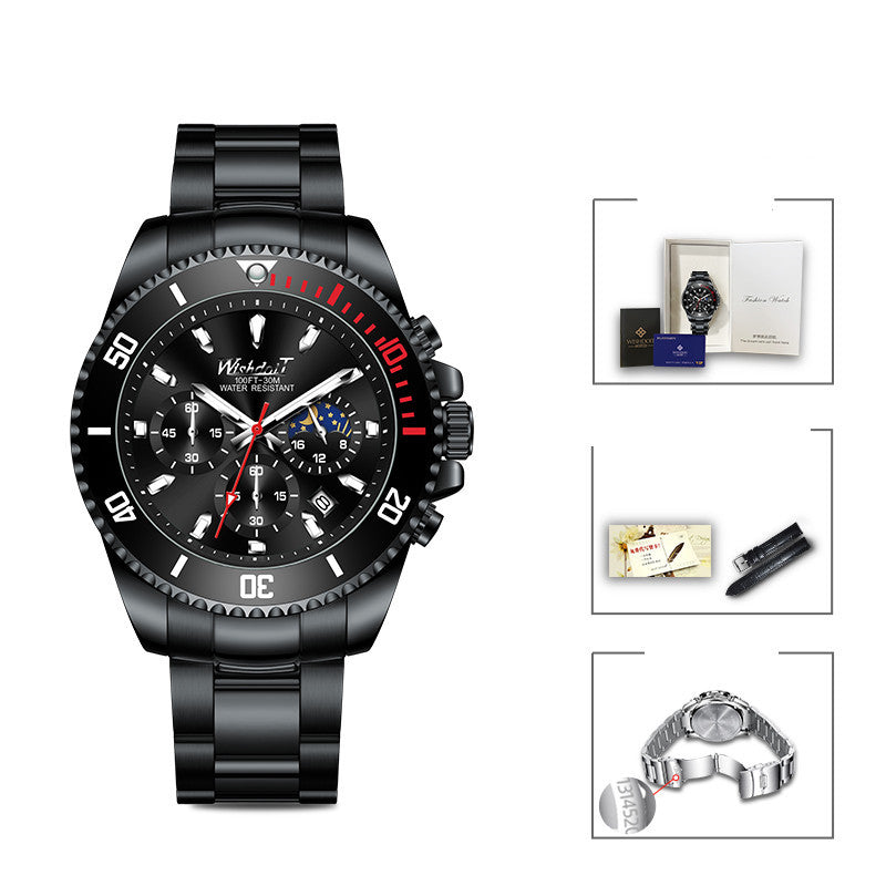 Montre Homme Sport en Acier Inoxydable – Élégance et Puissance - JIO