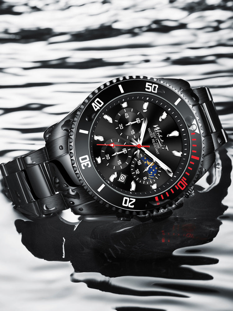 Montre Homme Sport en Acier Inoxydable – Élégance et Puissance - JIO