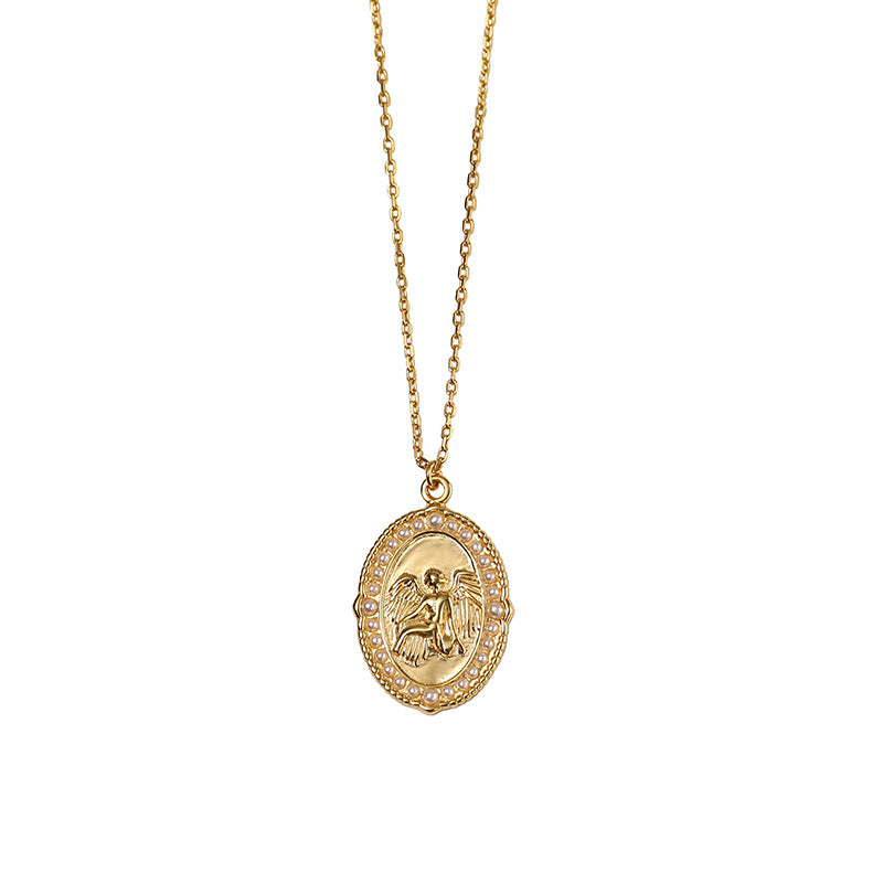 Chaîne avec Pendentif Ange Argent 925 – Symbole de Protection et Élégance Spirituelle