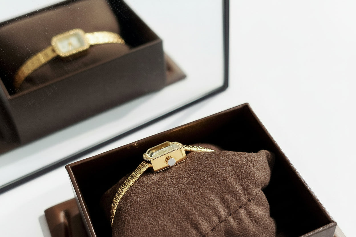 Montre Femme Dorée Délicate – Chic Subtile et Raffinement Féminin