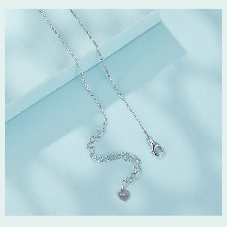 Collier Femme en Argent 925 Lune – Élégance Céleste