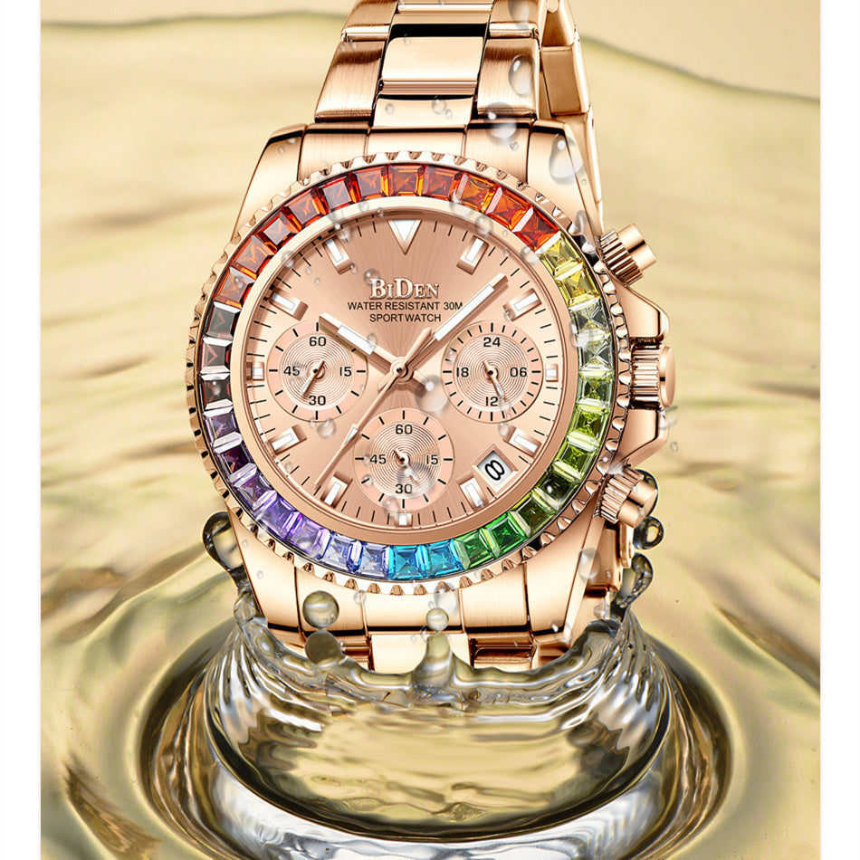 Montre Femme Stylée et Étanche – Design Tendance et Boîtier Métal Chic