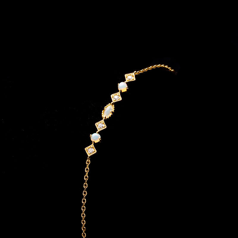 Bracelet en DIAMANTS Australiens – Éclat Subtil sur ARGENT FIN