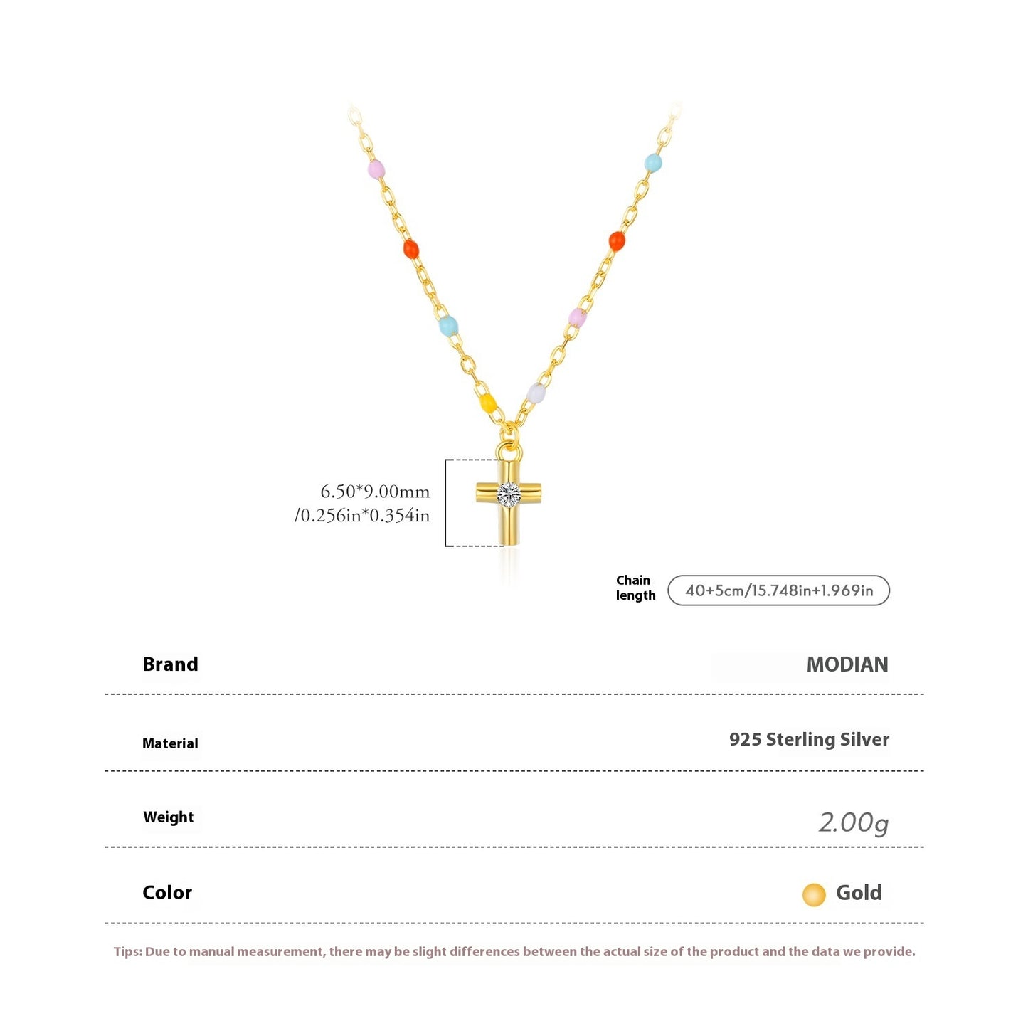 Chaîne Femme en ARGENT S925 avec Pendentif Croix – Élégance Brillante
