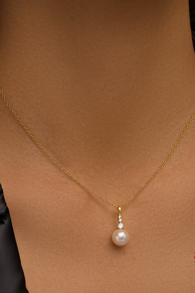 Chaîne Femme Perle ARGENT S925 – Élégance Chic & Intemporelle