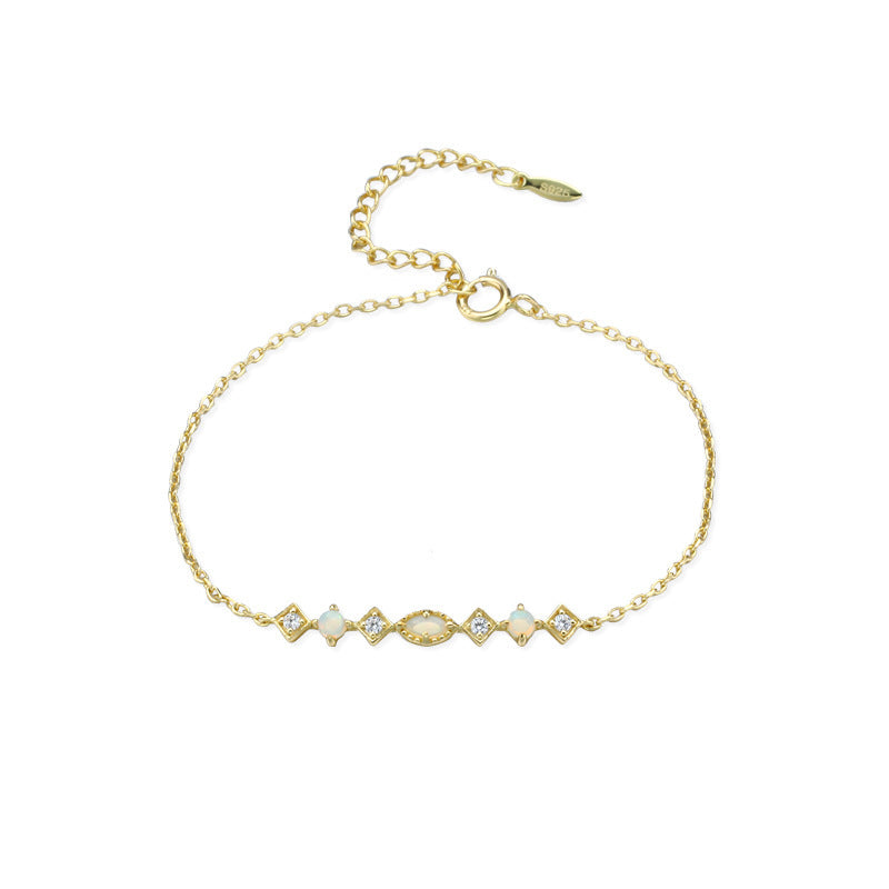 Bracelet en DIAMANTS Australiens – Éclat Subtil sur ARGENT FIN