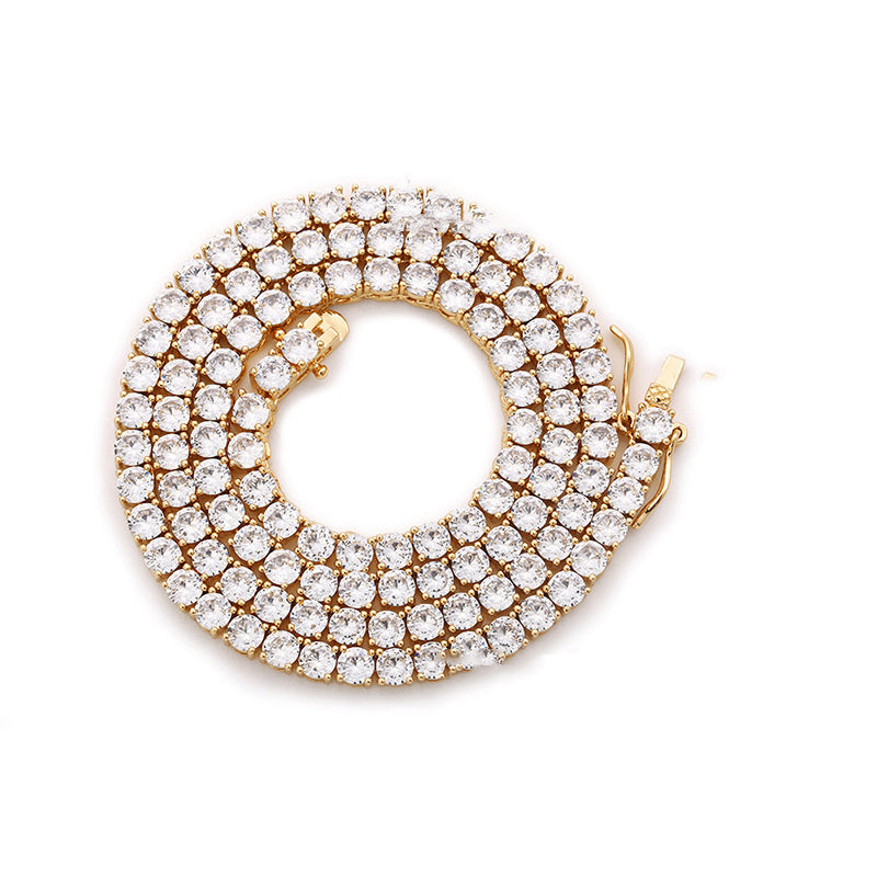 Collier de Luxe Urbain en ARGENT S925 et Moissanite – Éclat précieux, style affirmé