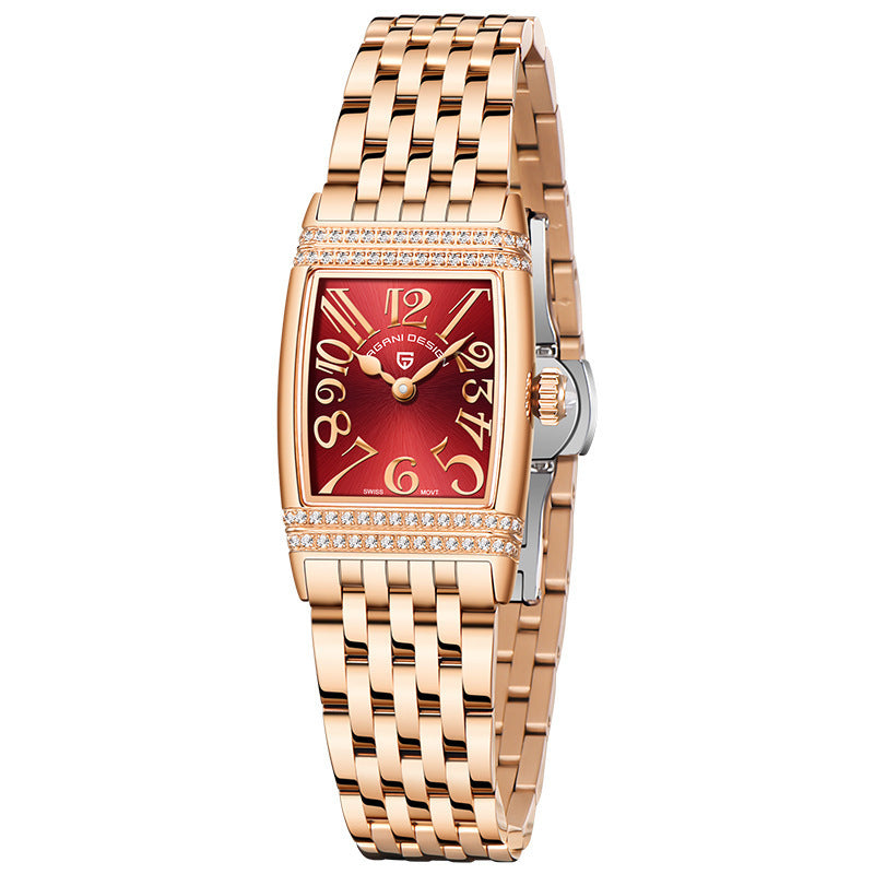 Montre Femme Moderne Élégante avec Diamants