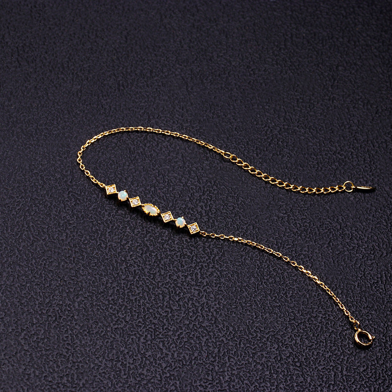Bracelet en DIAMANTS Australiens – Éclat Subtil sur ARGENT FIN