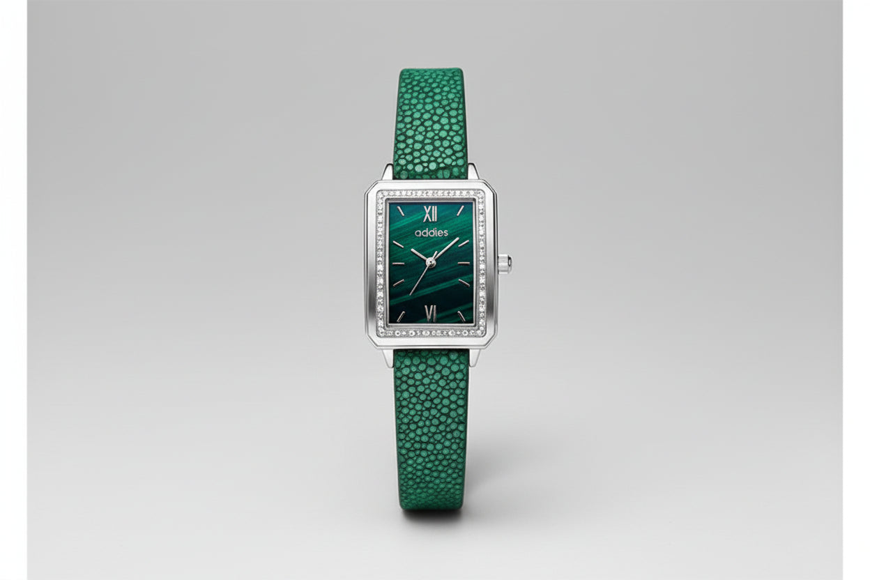 Montre Femme Luxe en Acier 316L & Cuir – Élégance