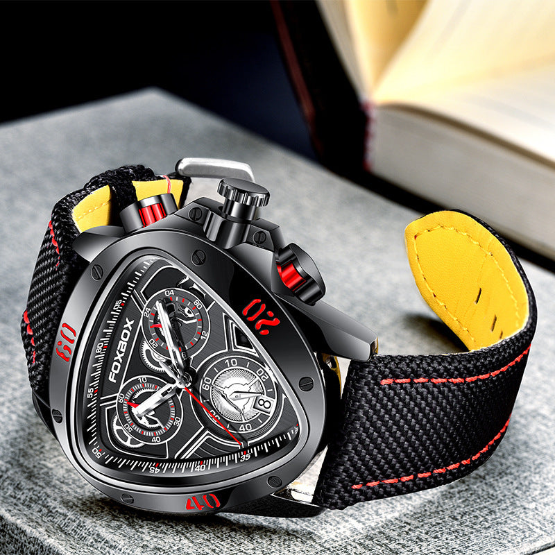 Montre Homme Quartz Snake Head – Design Puissant & Fonctions Pratiques