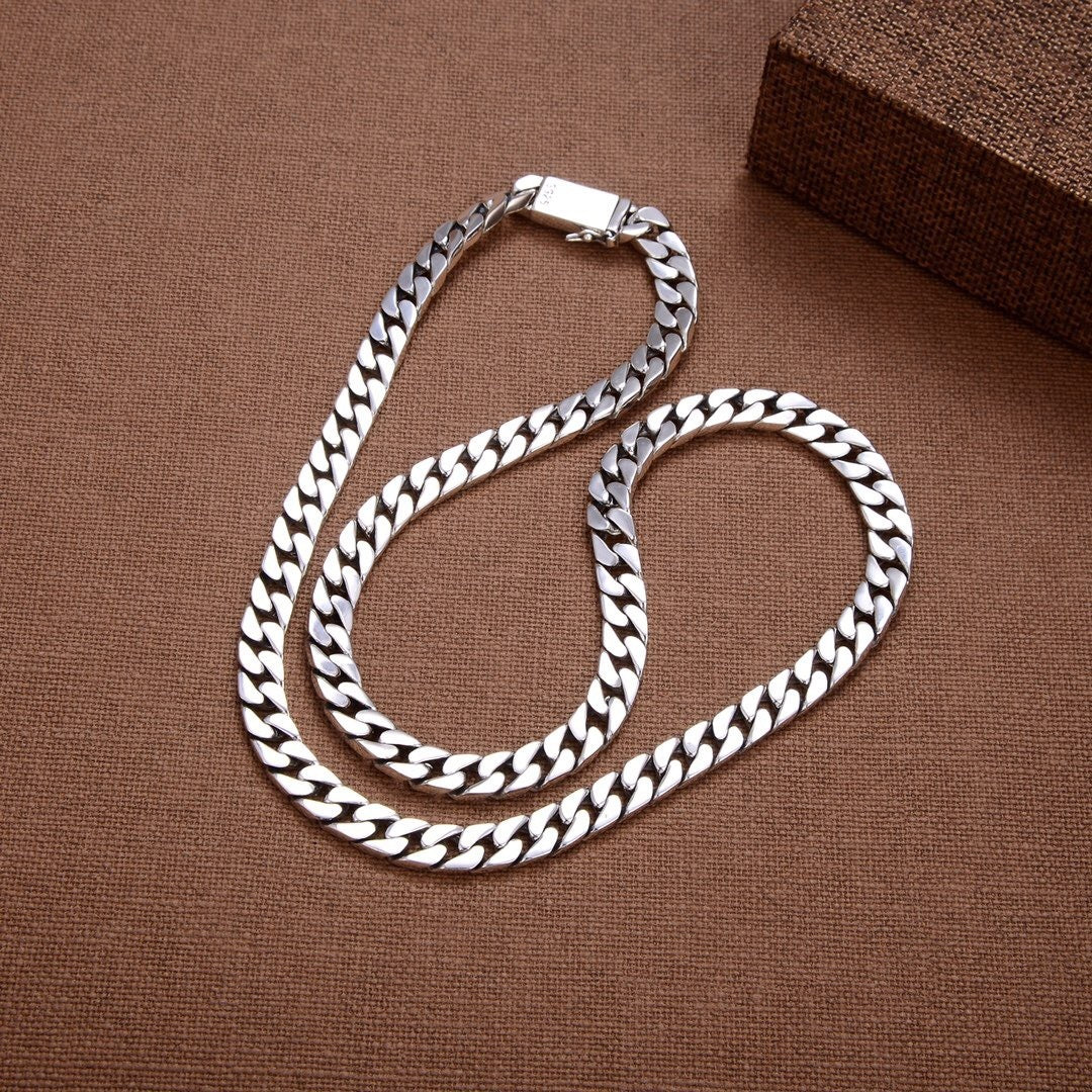 Chaîne en ARGENT MASSIF pour Homme – Élégance, Robustesse et Style Intemporel