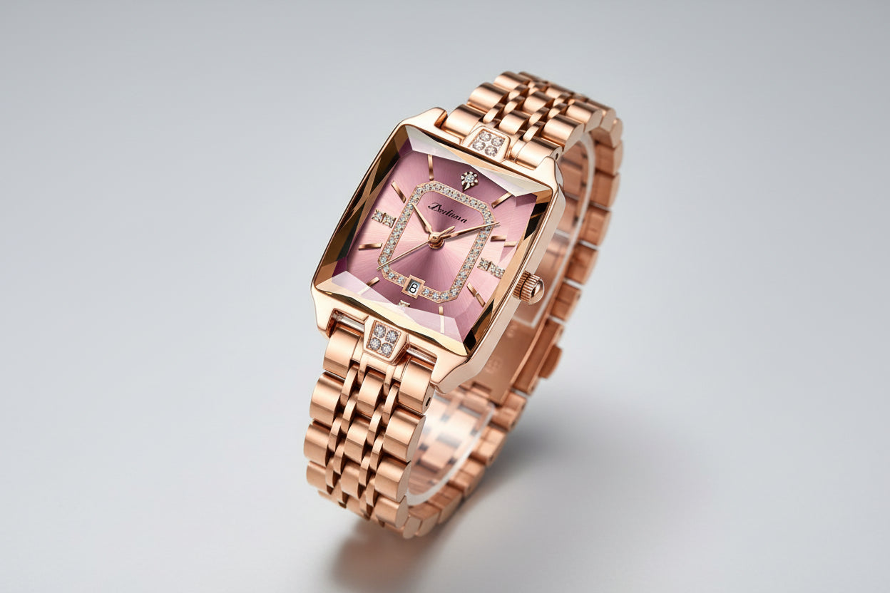 Montre Femme Or Rose – Élégance Moderne et Finesse Intemporelle