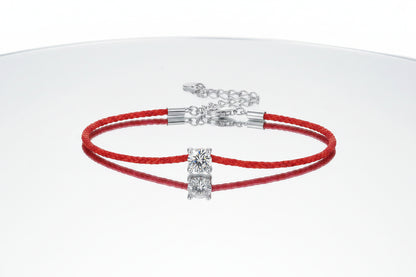 Bracelet Fil Rouge Femme avec Pierre – Chance, Protection & Élégance