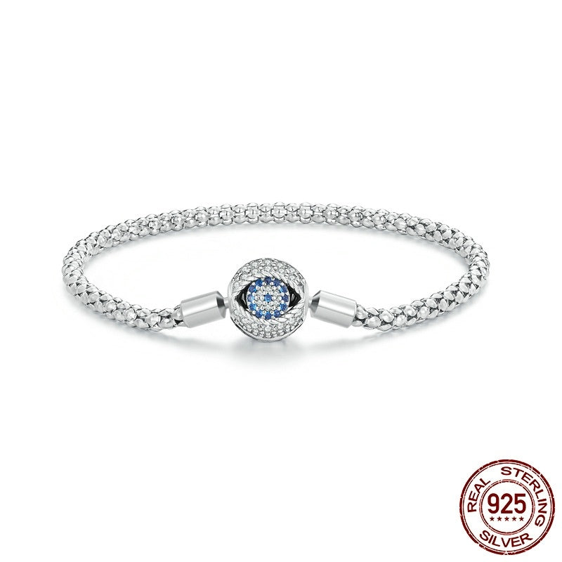 Bracelet Oeil en ARGENT S925 avec Zircon – Délicat et Moderne