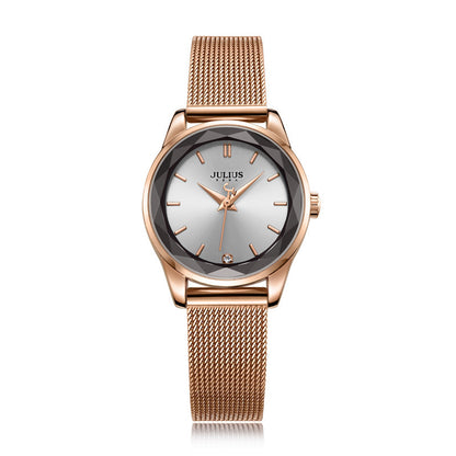 Montre Femme Tendance Étanche avec Mouvement Japonais – Élégance Compacte