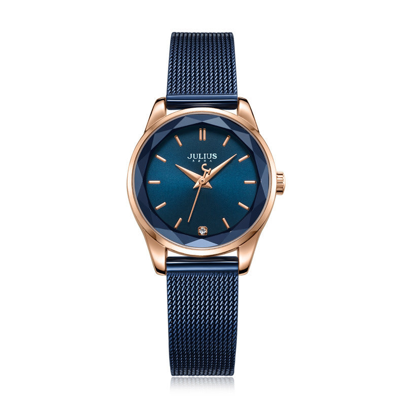 Montre Femme Tendance Étanche avec Mouvement Japonais – Élégance Compacte