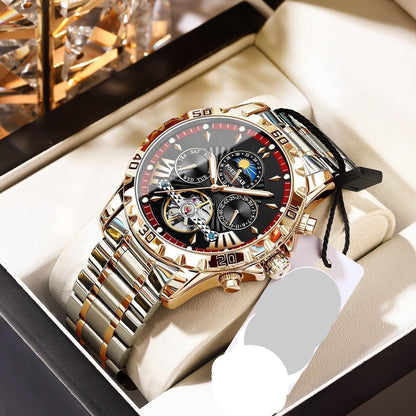 Montre Homme Mécanique Automatique – Élégance Classique et Précision Sans Batterie