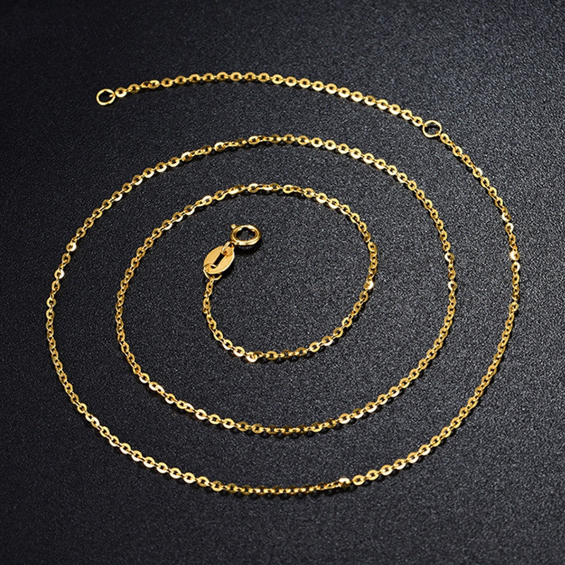 Chaîne Ajustable en OR 18 Carats pour Clavicule – Élégance Discrète et Confort Haut de Gamme