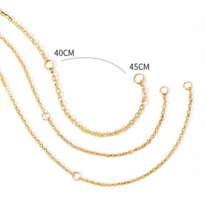 Chaîne Ajustable en OR 18 Carats pour Clavicule – Élégance Discrète et Confort Haut de Gamme