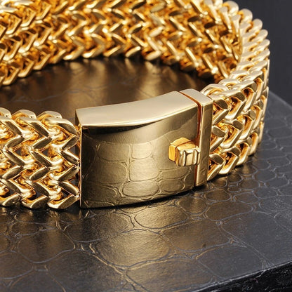 Bracelet Femme Moderne Plaqué Or 18K – Élégance Urbaine