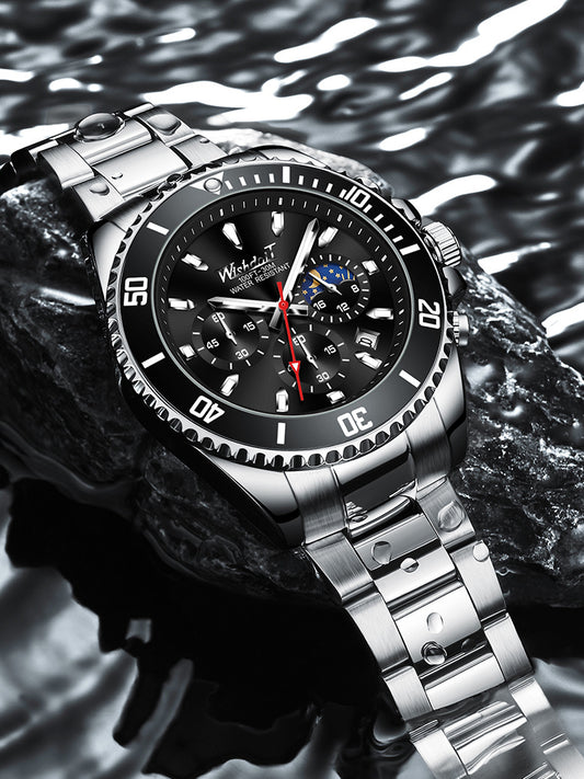 Montre Homme Sport en Acier Inoxydable – Élégance et Puissance - JIO