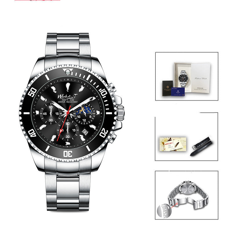 Montre Homme Sport en Acier Inoxydable – Élégance et Puissance - JIO