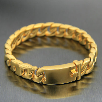 Bracelet Homme en ACIER au Titane – Style Moderne et Robuste