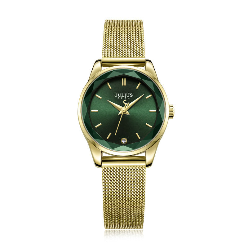 Montre Femme Tendance Étanche avec Mouvement Japonais – Élégance Compacte