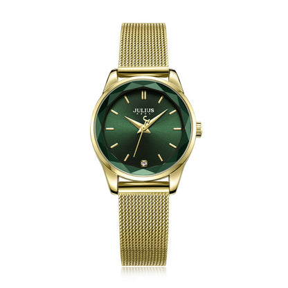 Montre Femme Tendance Étanche avec Mouvement Japonais – Élégance Compacte