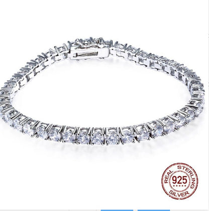 Bracelet en ARGENT S925 avec Zirconia – Élégance lumineuse et intemporelle