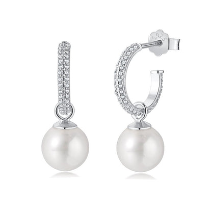 Boucles d’oreilles Femme Perles de Luxe en Argent 925 – Beauté Délicate