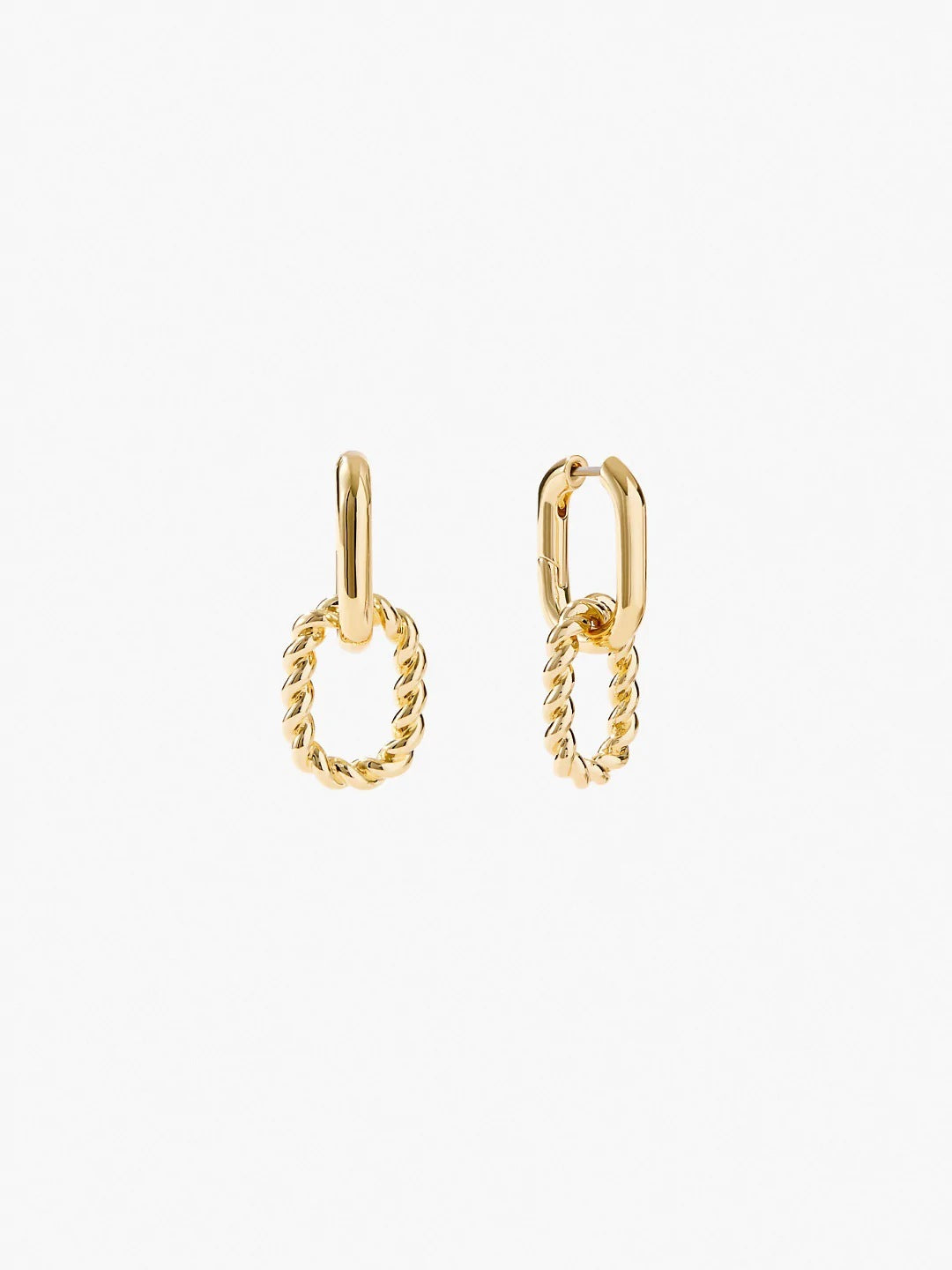 Boucles d’oreilles Double Anneaux en ARGENT 925 Plaqué OR – Élégance modulable