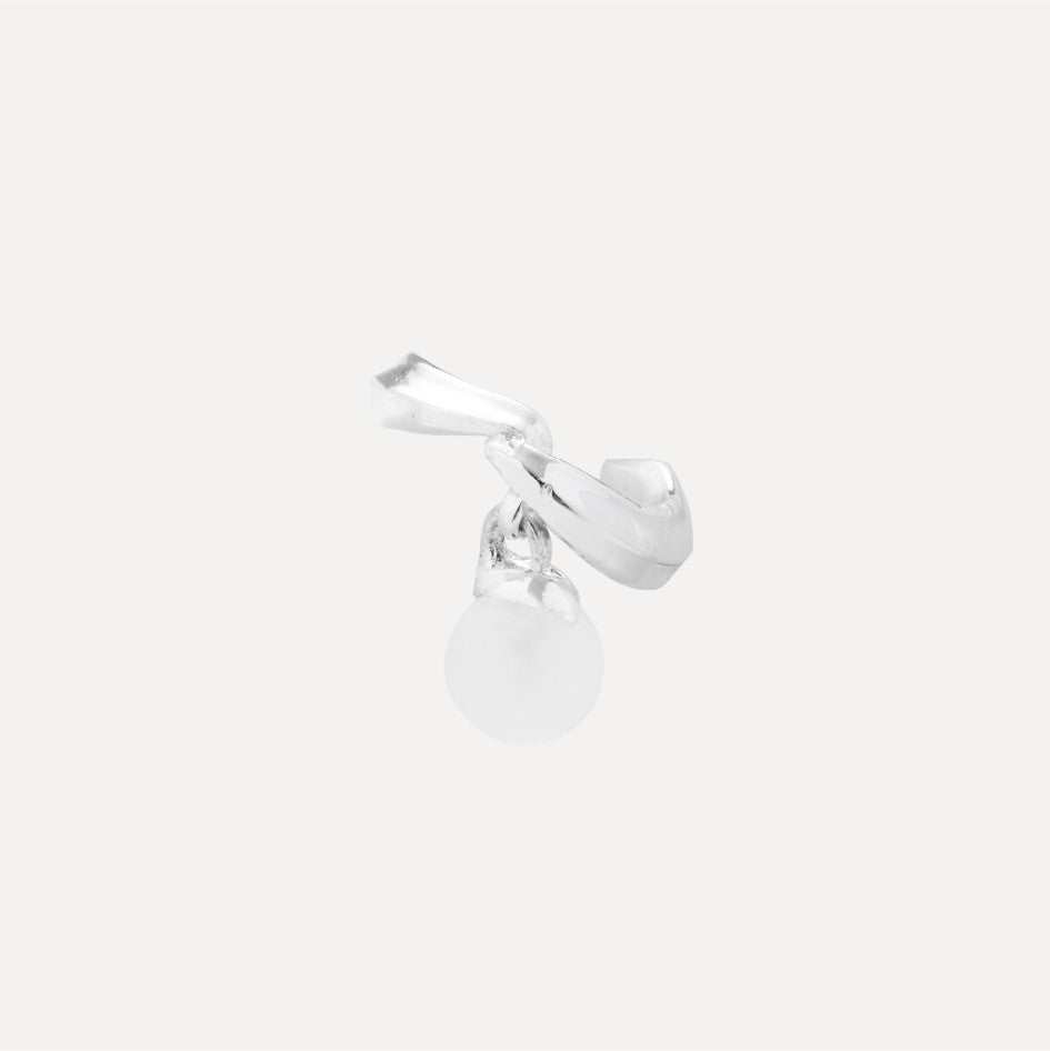 Boucles d’oreilles légères en ARGENT 925 Plaqué Or 18 carats avec Perles – Élégance subtile