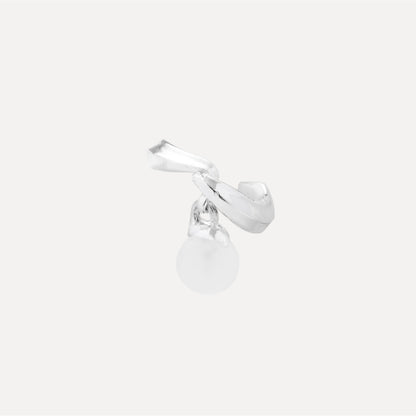Boucles d’oreilles légères en ARGENT 925 Plaqué Or 18 carats avec Perles – Élégance subtile