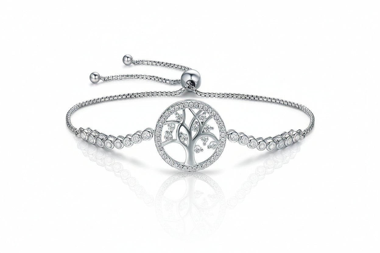 Bracelet Femme Arbre de Vie « Aphrodite » en Argent 925