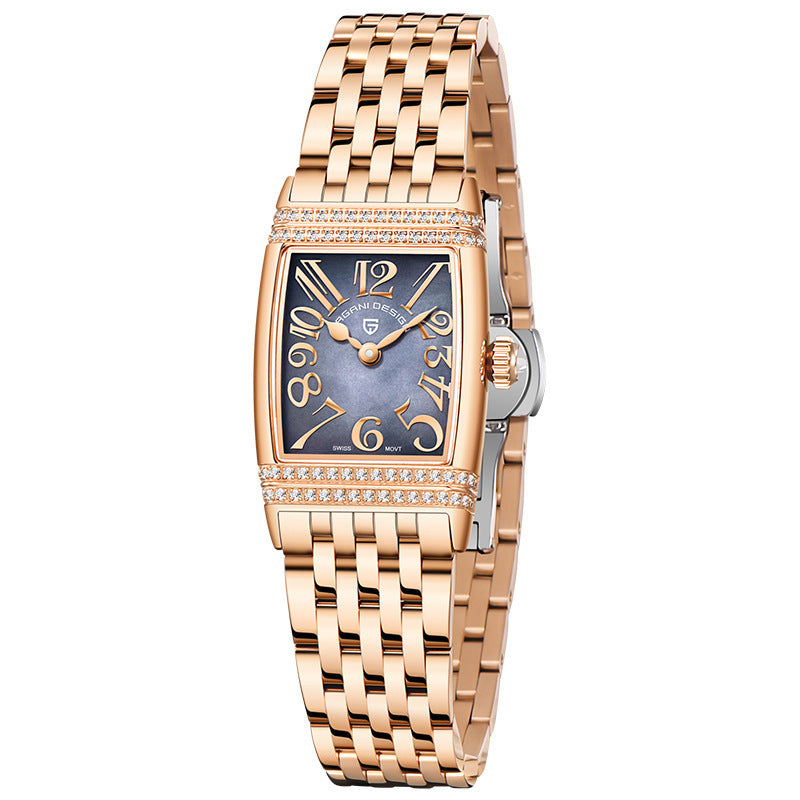 Montre Femme Moderne Élégante avec Diamants