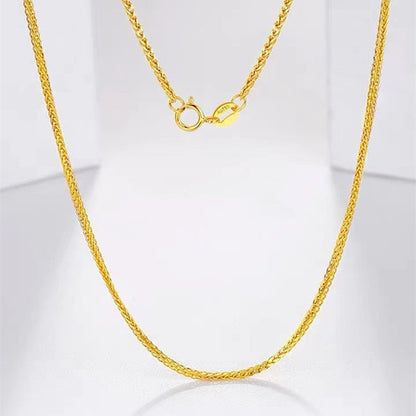 Chaîne Minimaliste Plaqué OR 18 carats - Moderne et Raffiné