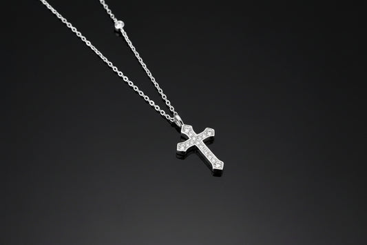 Collier unisexe Croix Argent s925 – Bijou Tendance