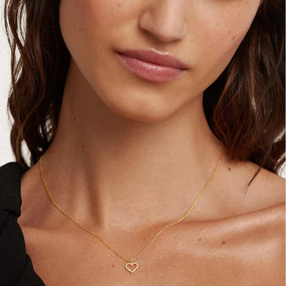 Collier Femme Cœur en Argent 925 – Amour et Élégance Colorée