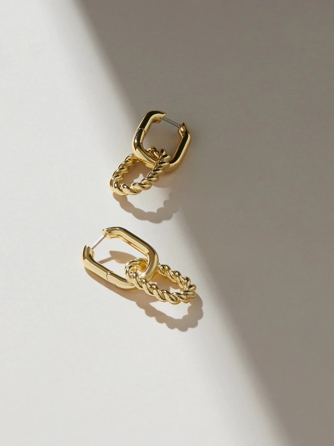 Boucles d’oreilles Double Anneaux en ARGENT 925 Plaqué OR – Élégance modulable