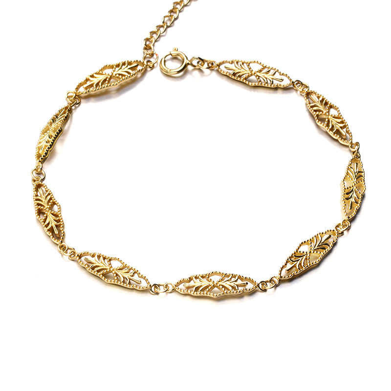 Bracelet ARGENT S925 Motif Losange – Style Antique & Raffinement Géométrique