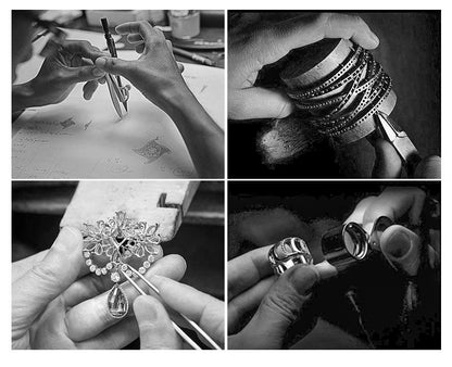 Bracelet Femme Double Rang Argent 925 Plaqué Or avec Zircon Carré