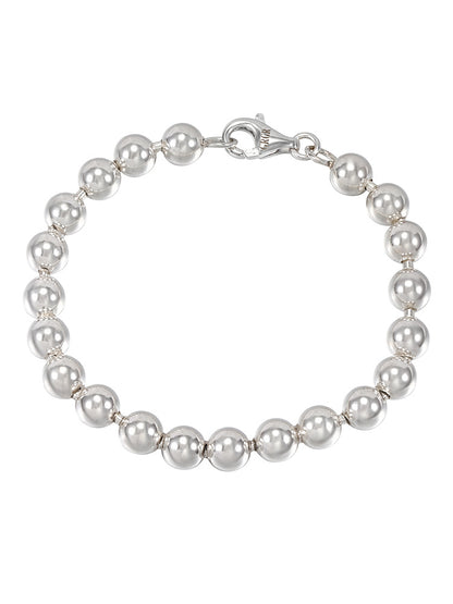 Bracelet en ARGENT 925 avec PERLES Rondes – Élégance et Caractère