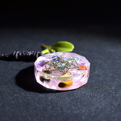 Collier Orgonite Chakras & Reiki – Énergie de Guérison et Harmonie Intérieure