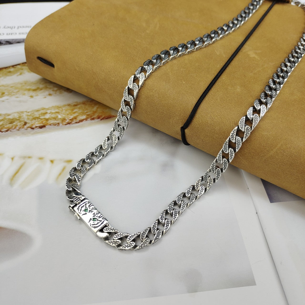 Chaîne en ARGENT STERLING pour Homme –  Puissance & Style Personnalisé