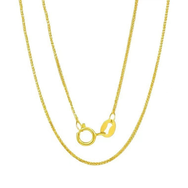 Chaîne Minimaliste Plaqué OR 18 carats - Moderne et Raffiné