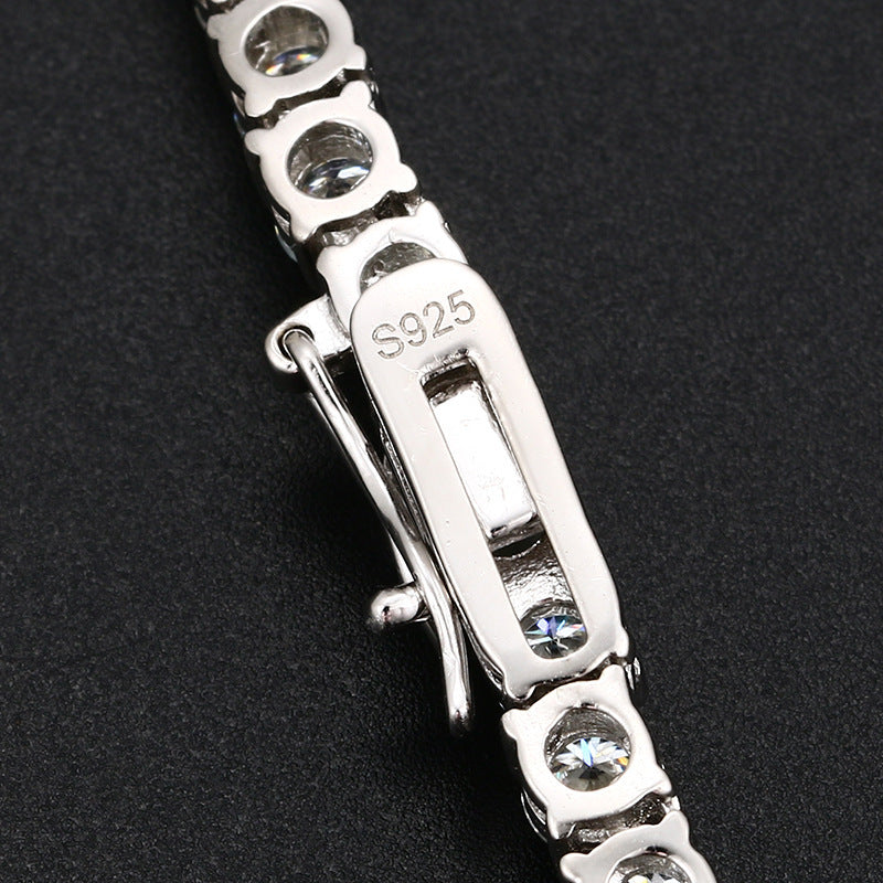 Collier de Luxe Urbain en ARGENT S925 et Moissanite – Éclat précieux, style affirmé