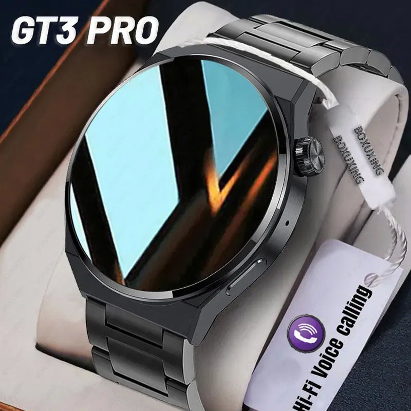 Montre Connectée GT3 Pro – Grand Écran Rond HD & Fonctions Sport et Santé