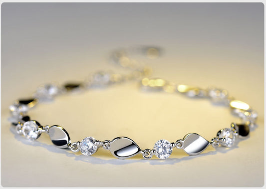 Bracelet Femme ARGENT 925 et Zircons  – Chic et Raffiné